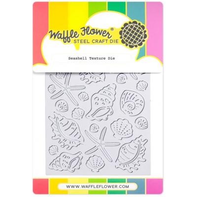 Waffle Flower Die - Seashell Texture